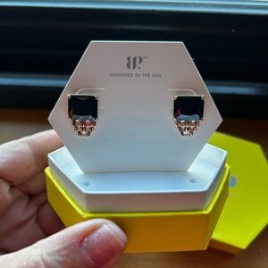 Bomb Party It’s the Little Things, Black Onyx Cubic Zirconia, Rose Gold